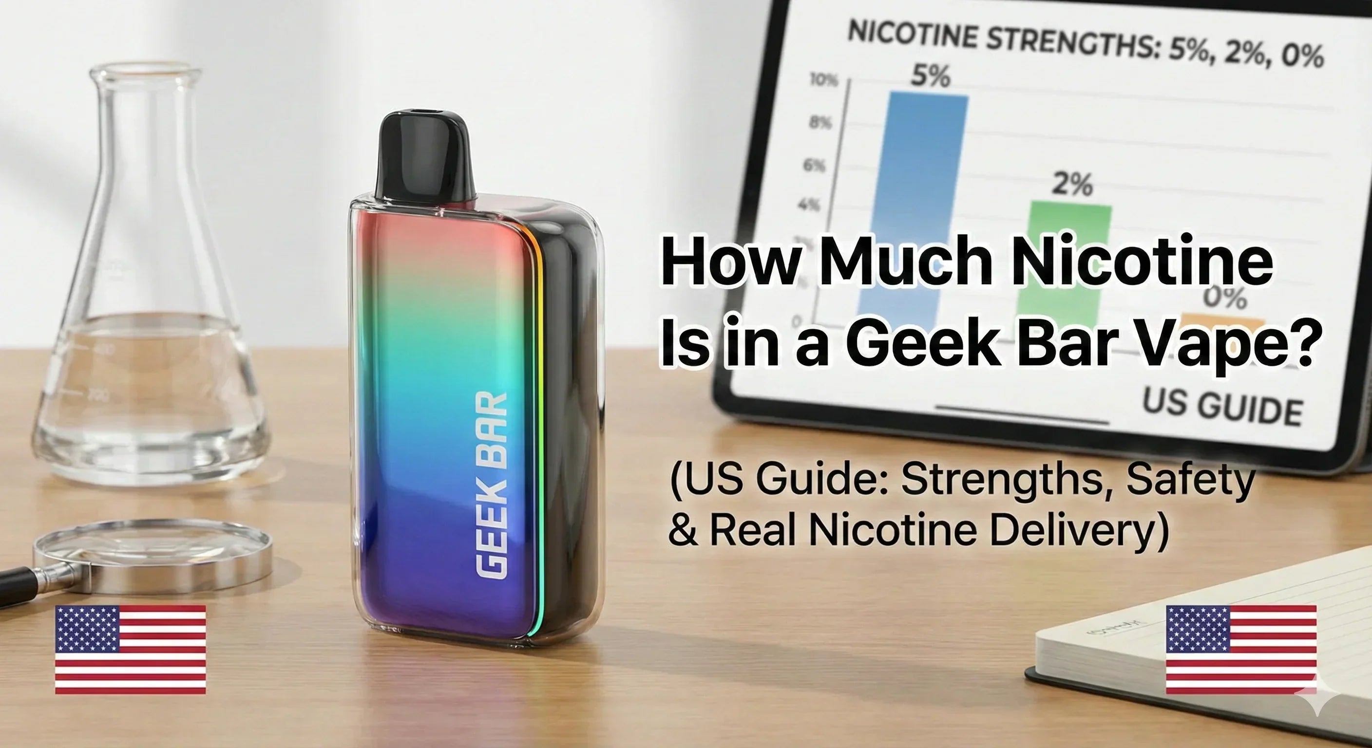 How Much Nicotine is in a Geek Bar? Strengths & Puff Counts