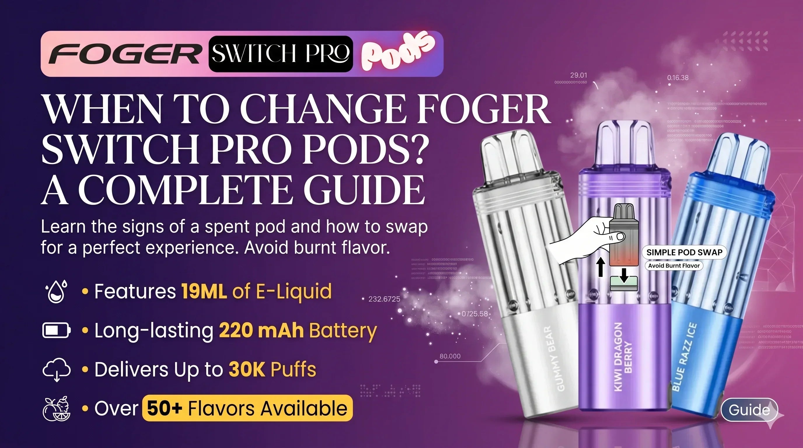 When to Change Foger Switch Pro Pods? A Complete Guide When to Change Foger Switch Pro Pods? A Complete Guide
