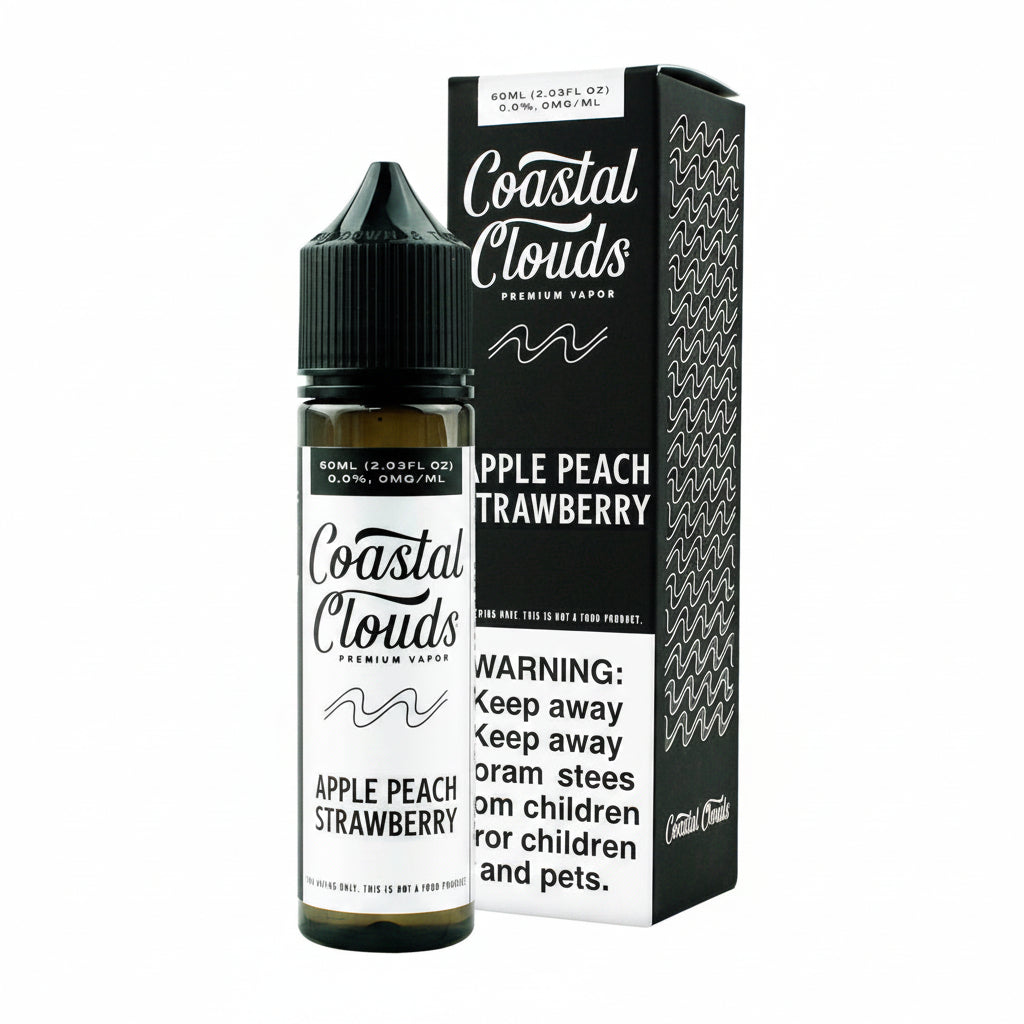 Apple Peach Strawberry Coastal Clouds eJuice 60ml