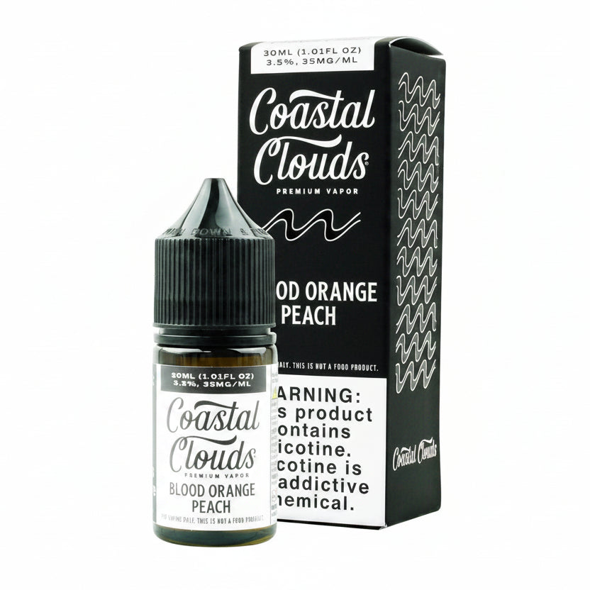 Blood Orange Peach Coastal Clouds Nic Salt E-Liquad 30ml