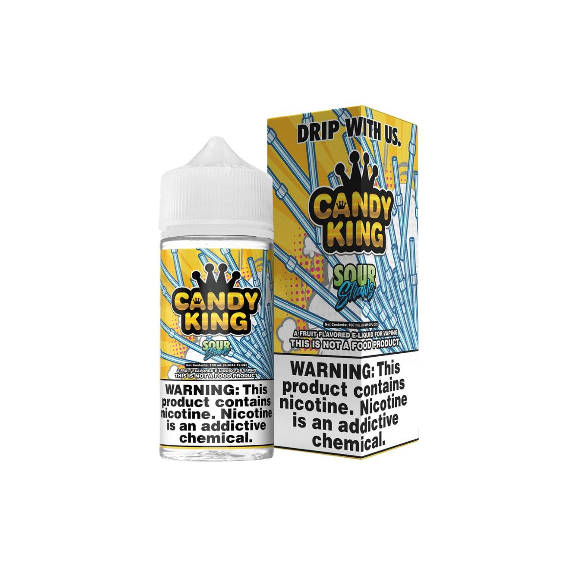 Sour Straws Candy King E-Liquid 100ml