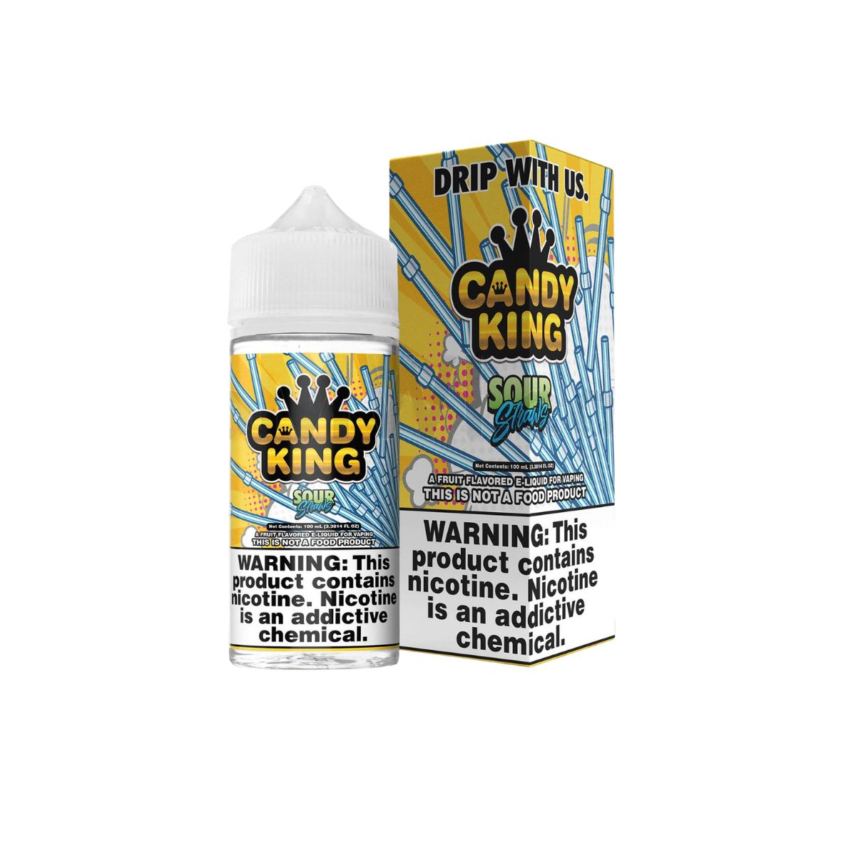 Sour Straws Candy King E-Liquid 100ml