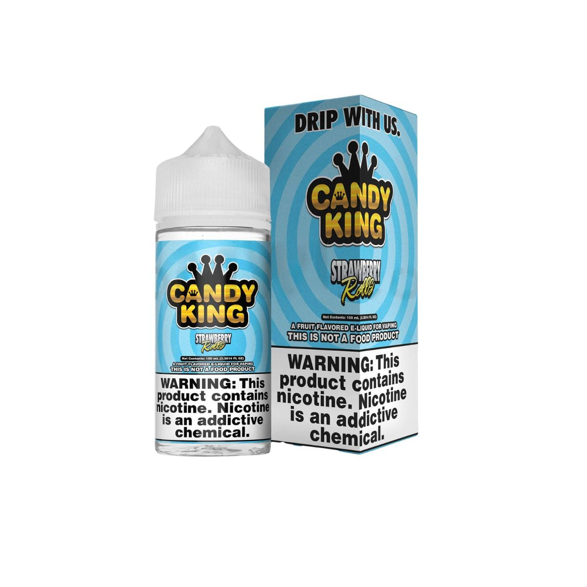 Strawberry Rolls Candy King E-Liquid 100ml