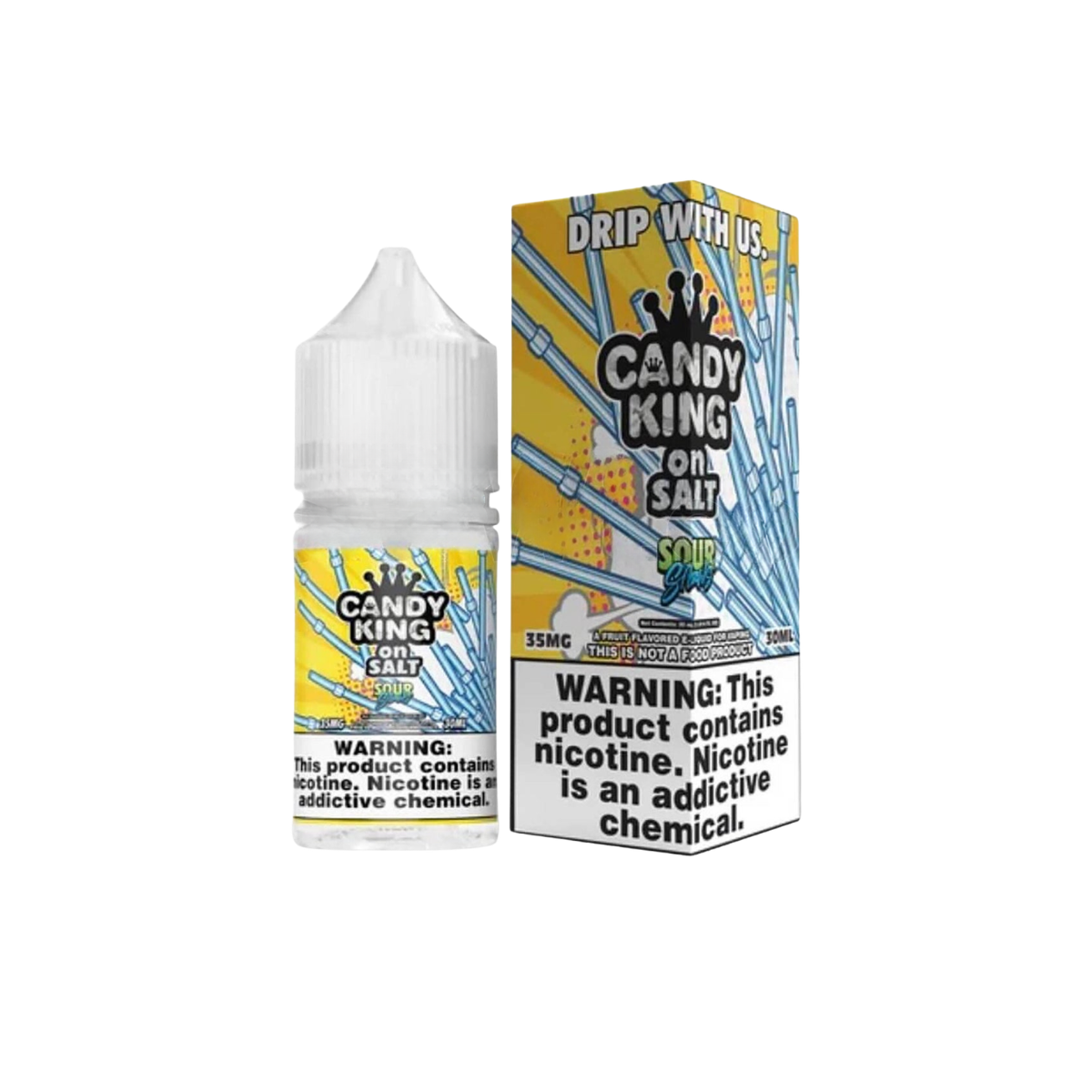 Sour Straws Candy King Salt E-Liquid 30ml