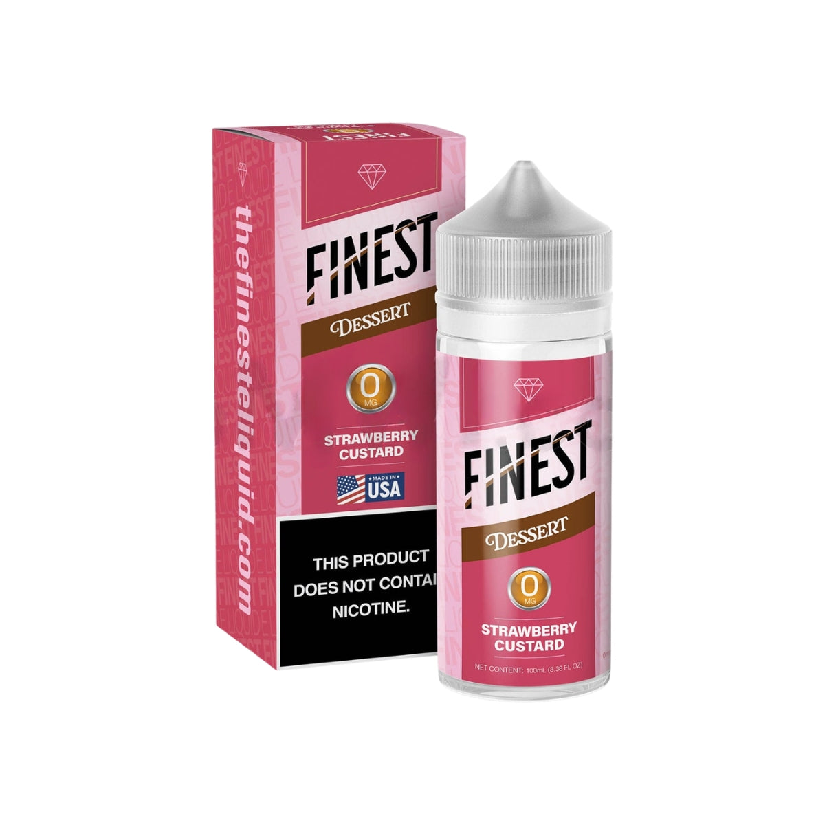 Strawberry Custard Finest E-liquid 100ml