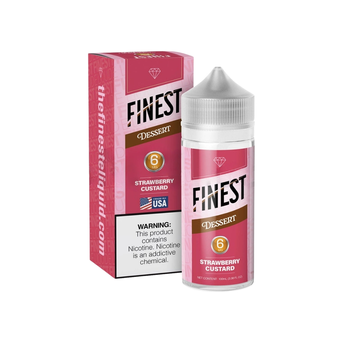 Strawberry Custard Finest E-liquid 100ml