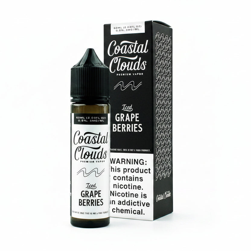 Grape Berries Ice Coastal Clouds eJuice 60ml