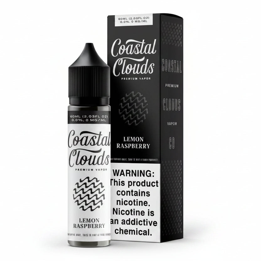 Lemon Raspberry Coastal Clouds eJuice 60ml