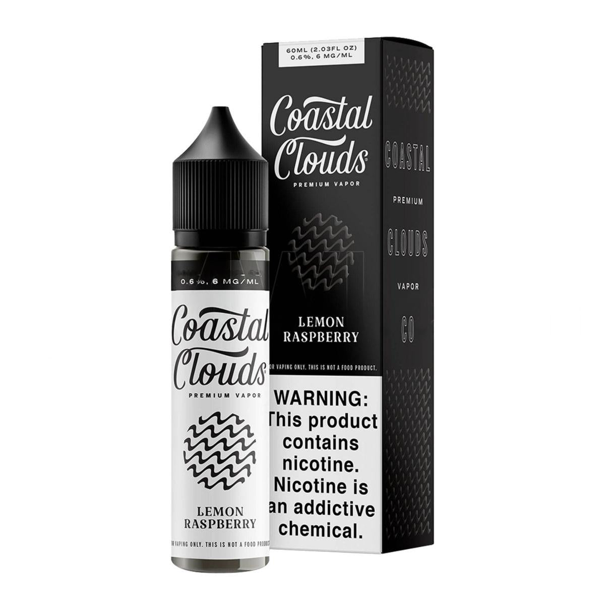 Lemon Raspberry Coastal Clouds eJuice 60ml