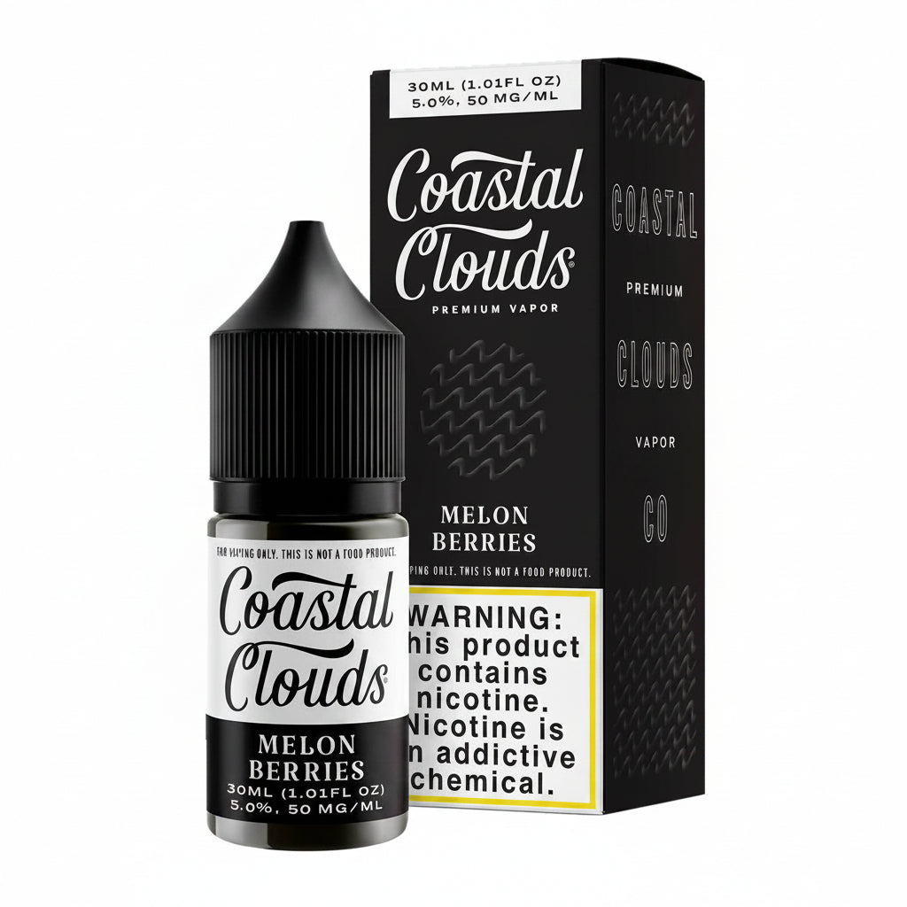 Melon Berries Salt Coastal Clouds Nic Salt E-Liquad 30ml