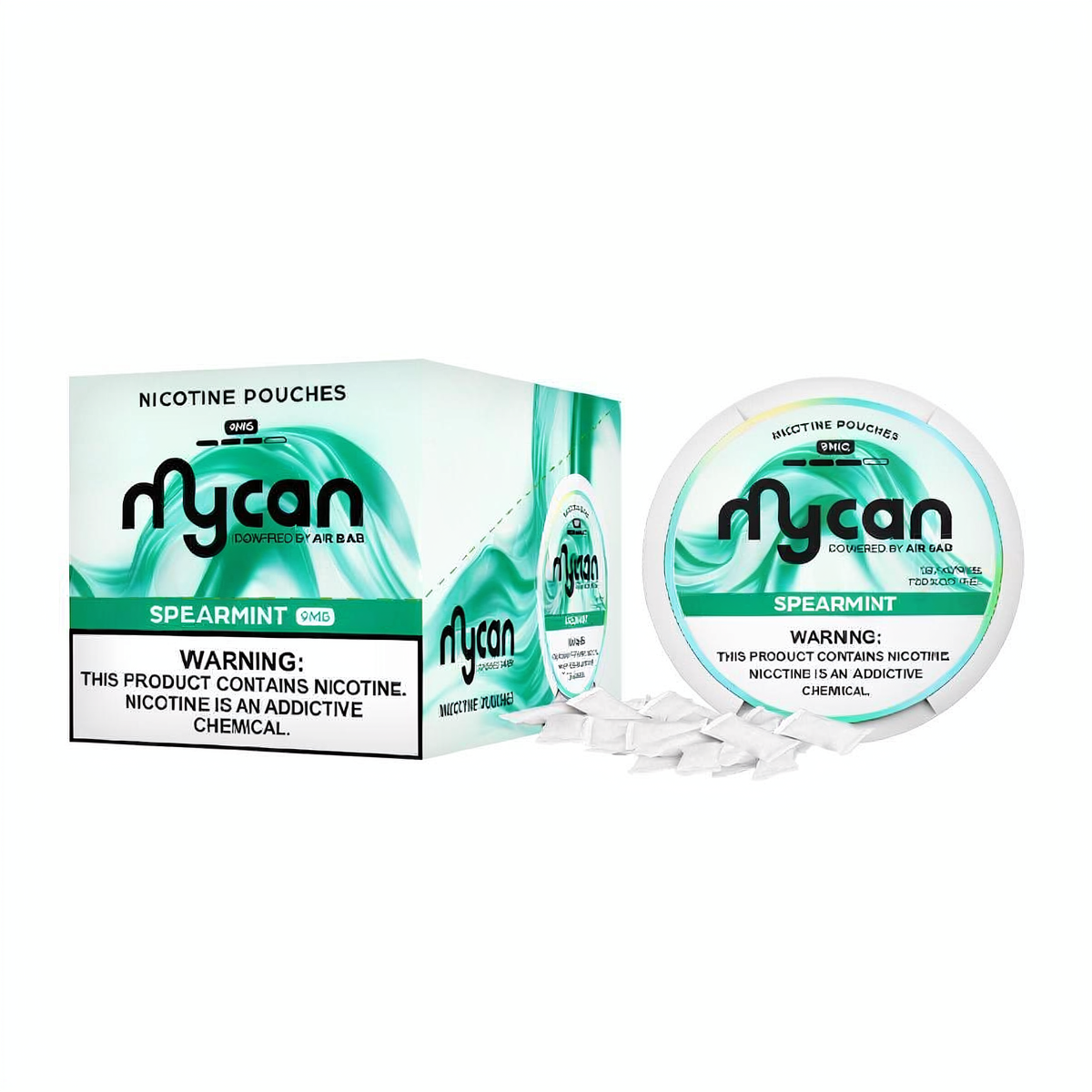 Mycan Spearmint (6mg-9mg) Nicotine Pouches