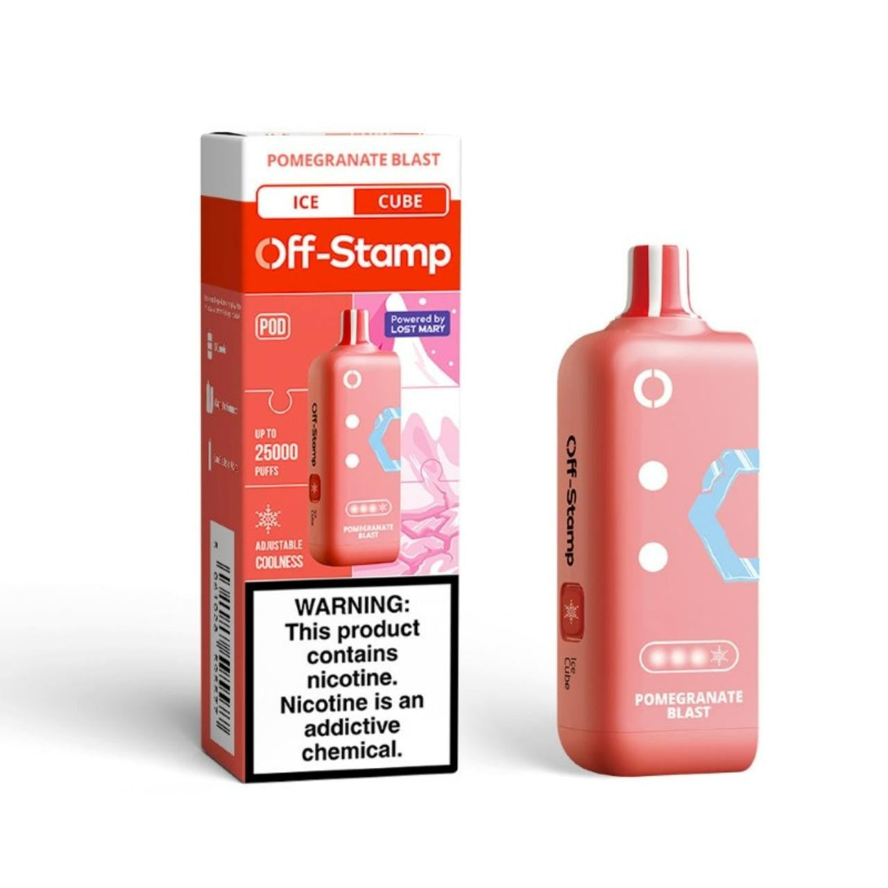 Off Stamp Ice Cube 25k Disposable Pod