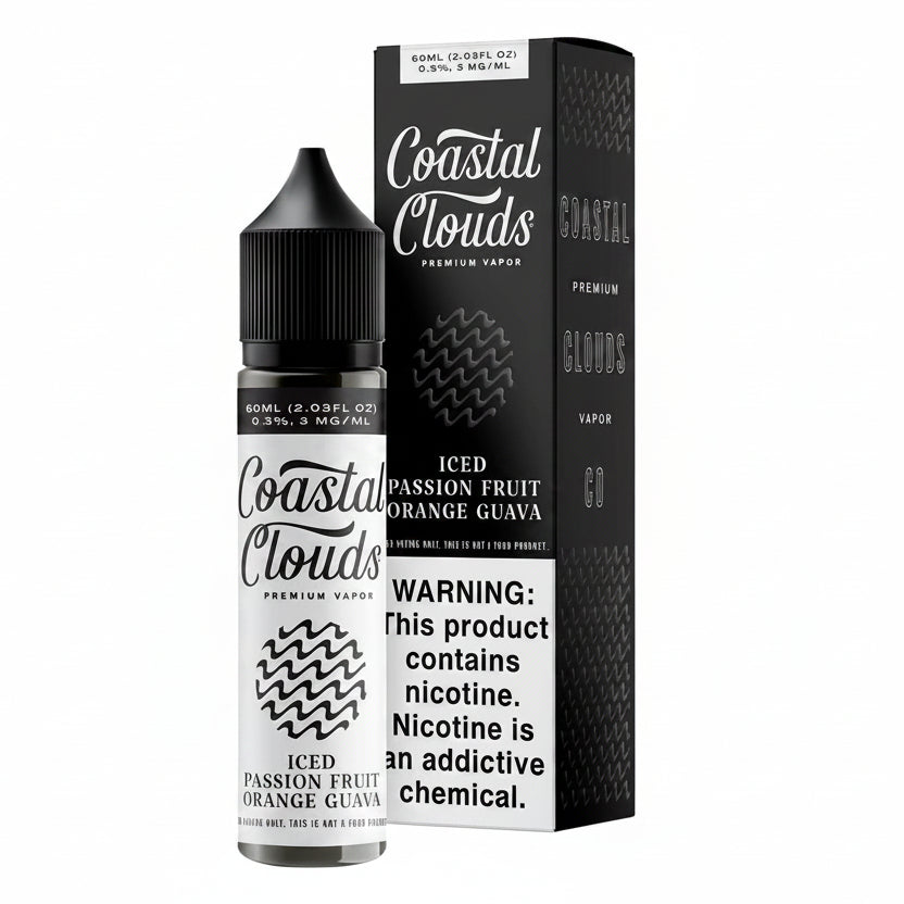 Passion Fruit Orange Guava Ice Coastal Clouds eJuice 60ml