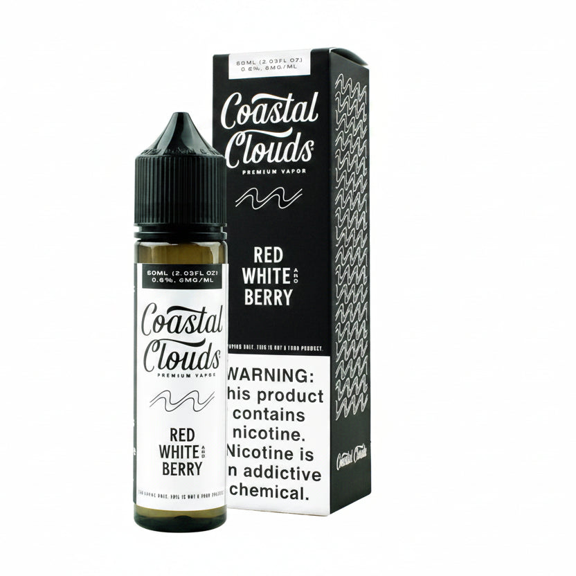 Red White And Berry Coastal Clouds eJuice 60ml