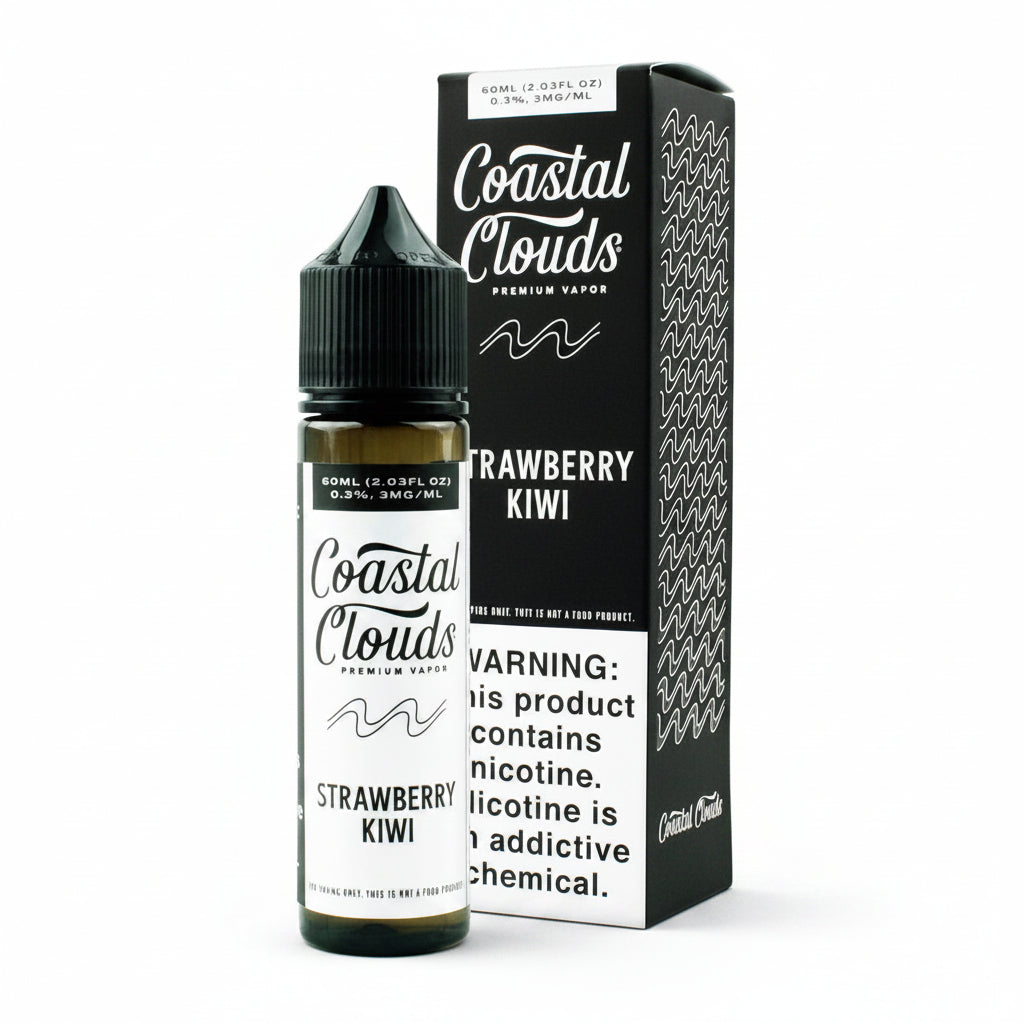 Strawberry Kiwi Coastal Clouds eJuice 60ml