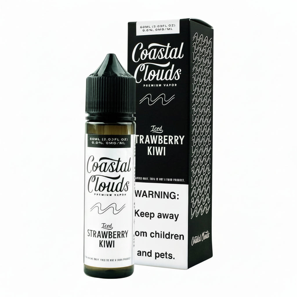 Strawberry Kiwi Iced Coastal Clouds eJuice 60ml