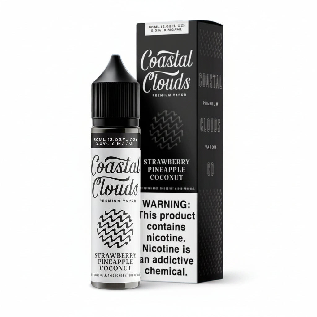 Strawberry Pineapple Coconut Coastal Clouds eJuice 60ml
