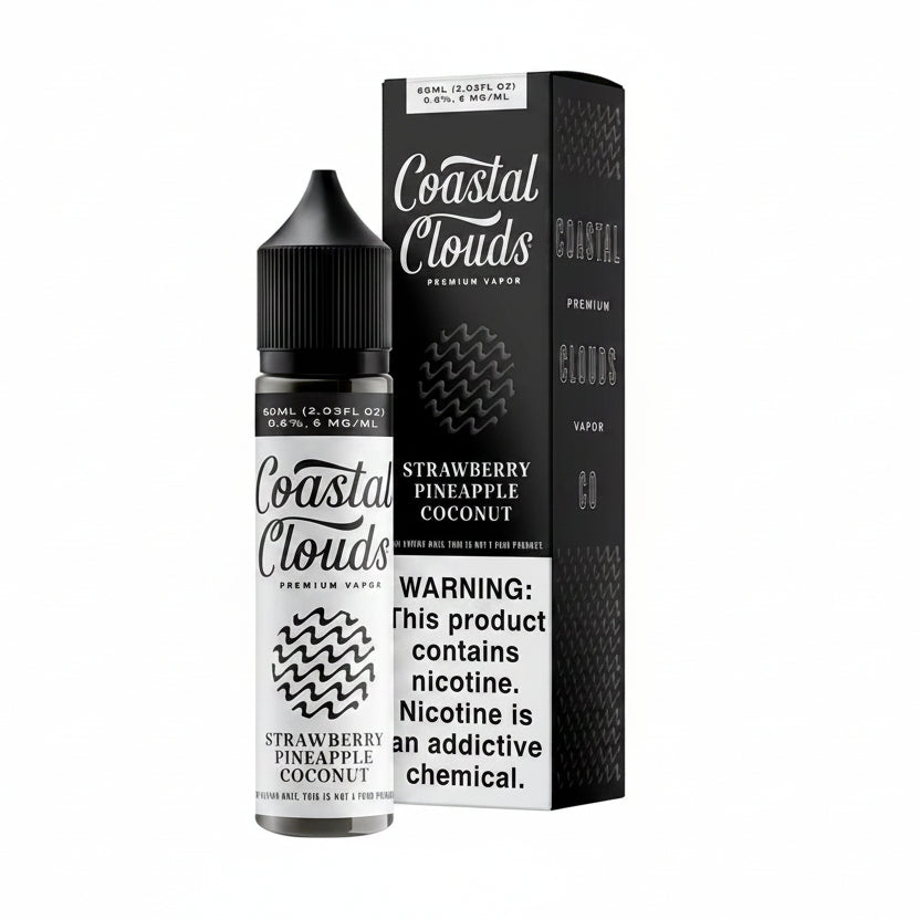 Strawberry Pineapple Coconut Coastal Clouds eJuice 60ml