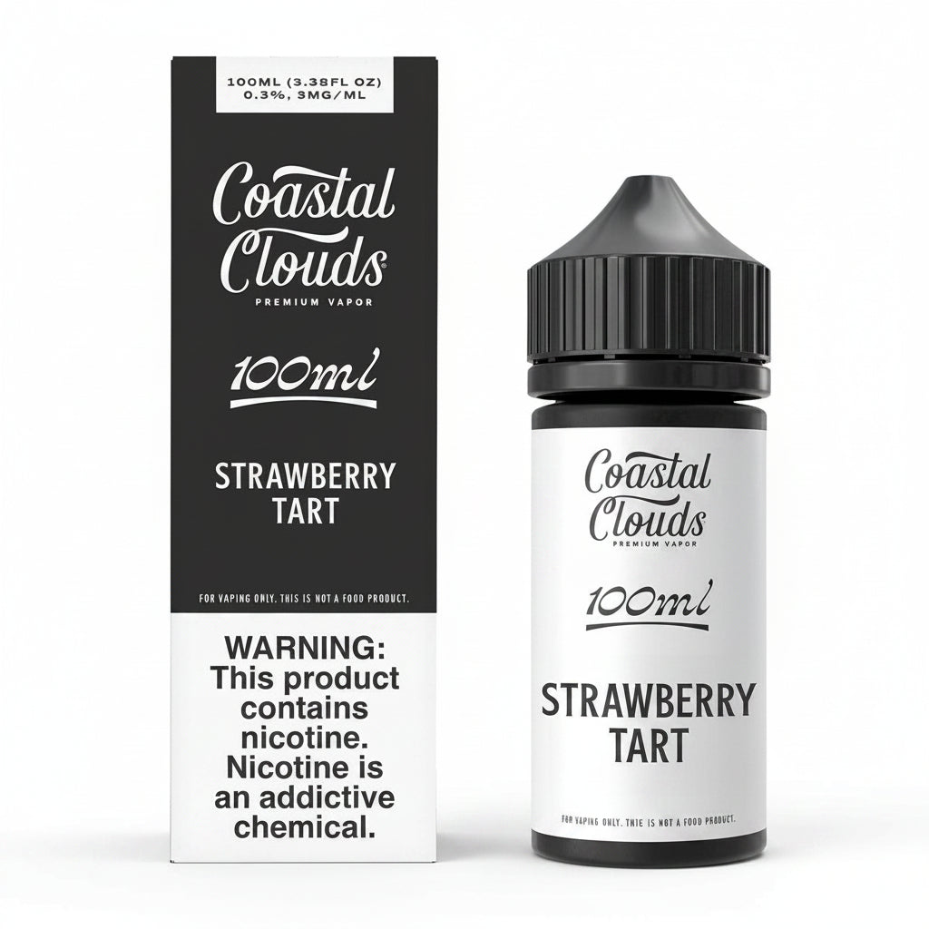 Strawberry Tart Coastal Clouds eJuice 100ml