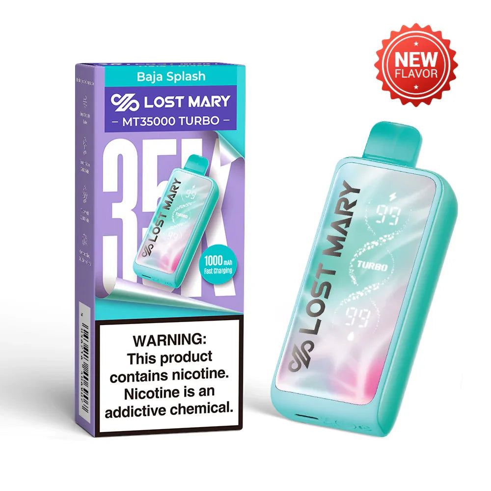 baja splash lost mary flavor description Baja Splash Lost Mary MT35000 Turbo Disposable Vape