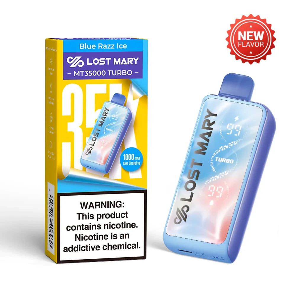 elf bar vape uk Blue Razz Ice Lost Mary MT35000 Turbo Disposable Vape