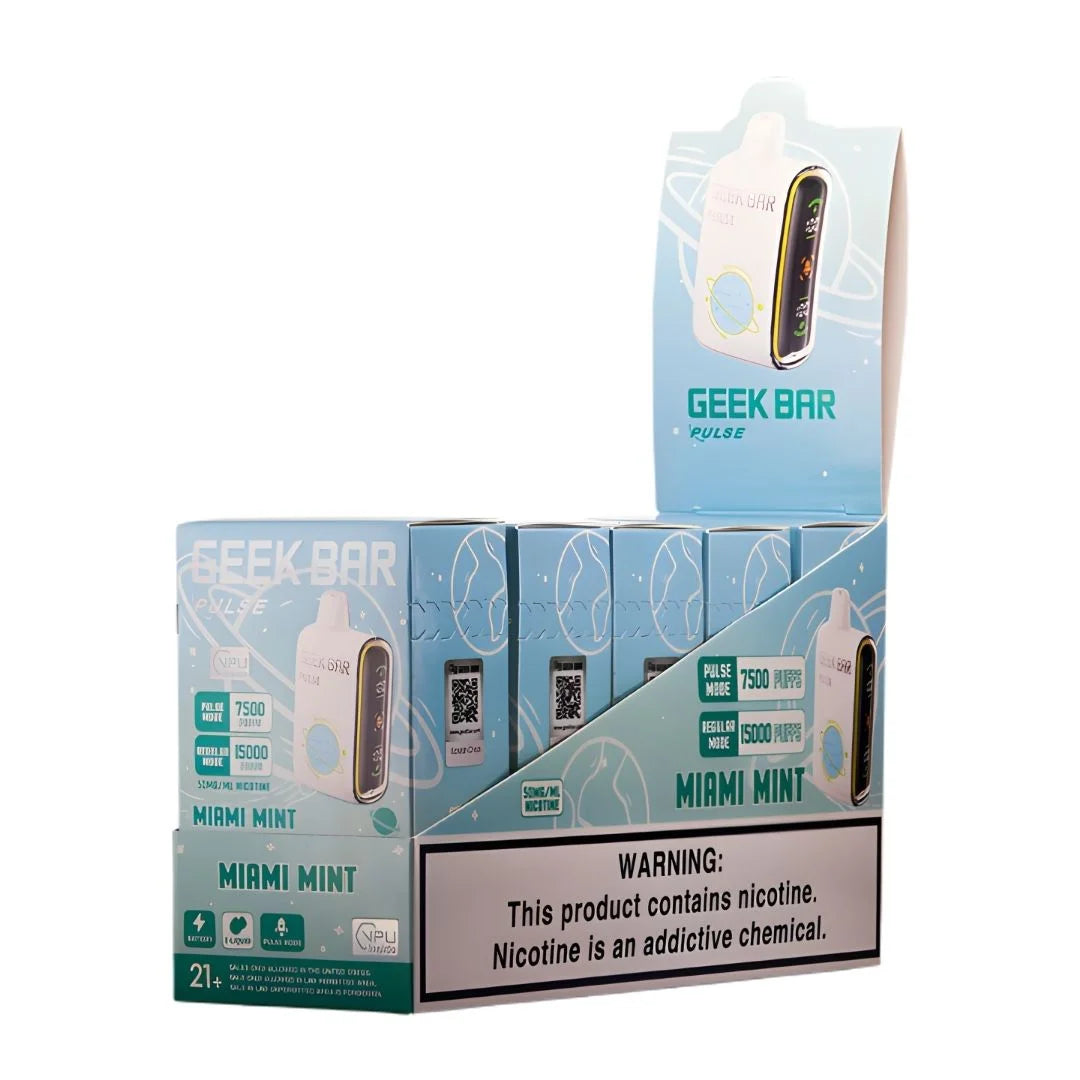 Miami Mint - Geek Bar Pulse 15000 Disposable - Pack of 5