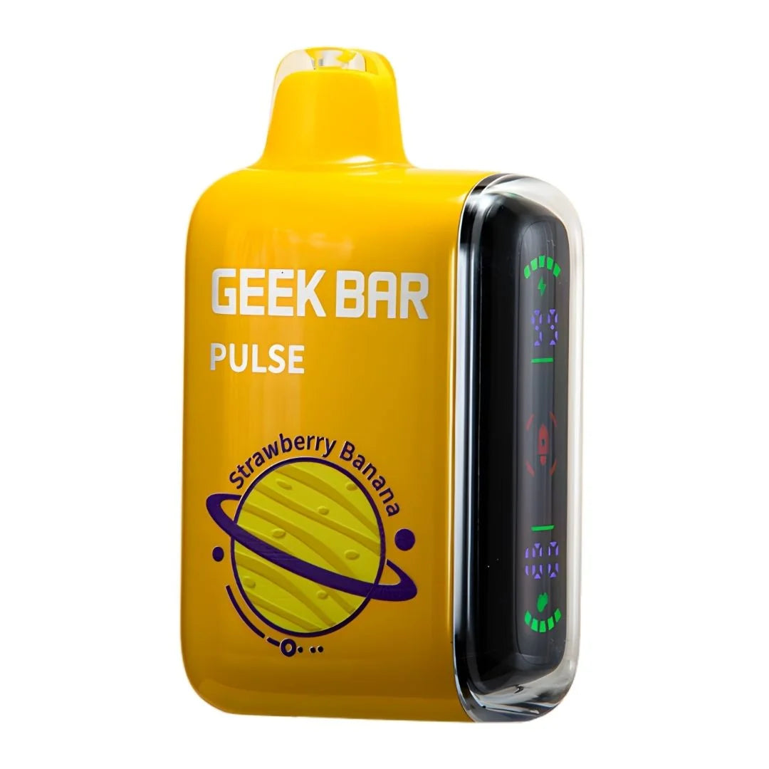 geek bar pulse 15000 disposable vape Strawberry Banana Geek Bar Pulse 15000 Disposable Vape