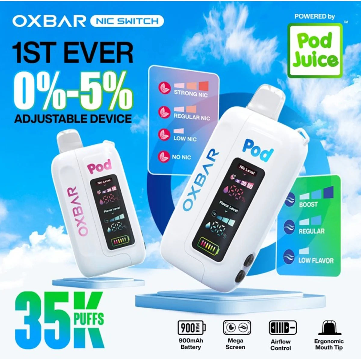 OXBAR Nic Switch 35K Disposable Vape
