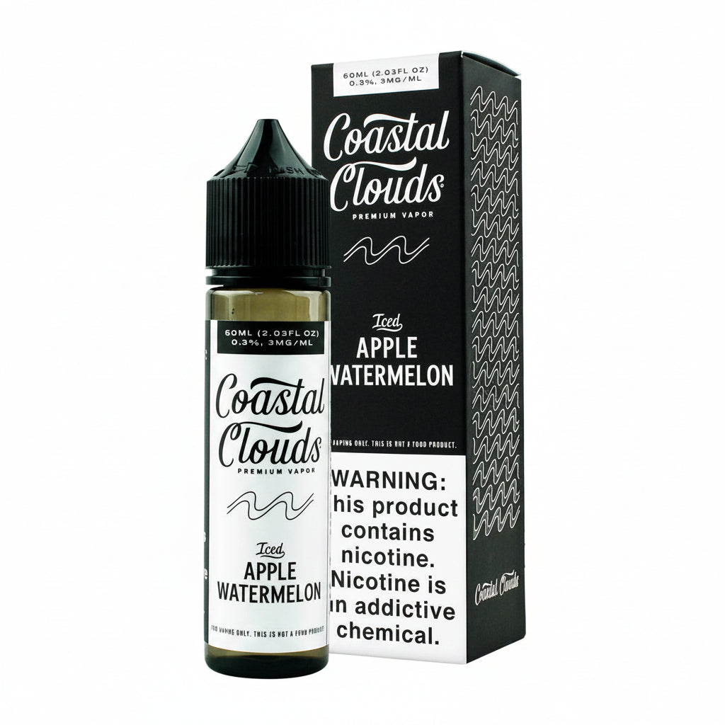 Apple Watermelon Ice Coastal Clouds eJuice 60ml
