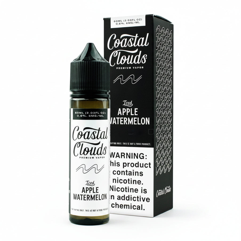Apple Watermelon Ice Coastal Clouds eJuice 60ml