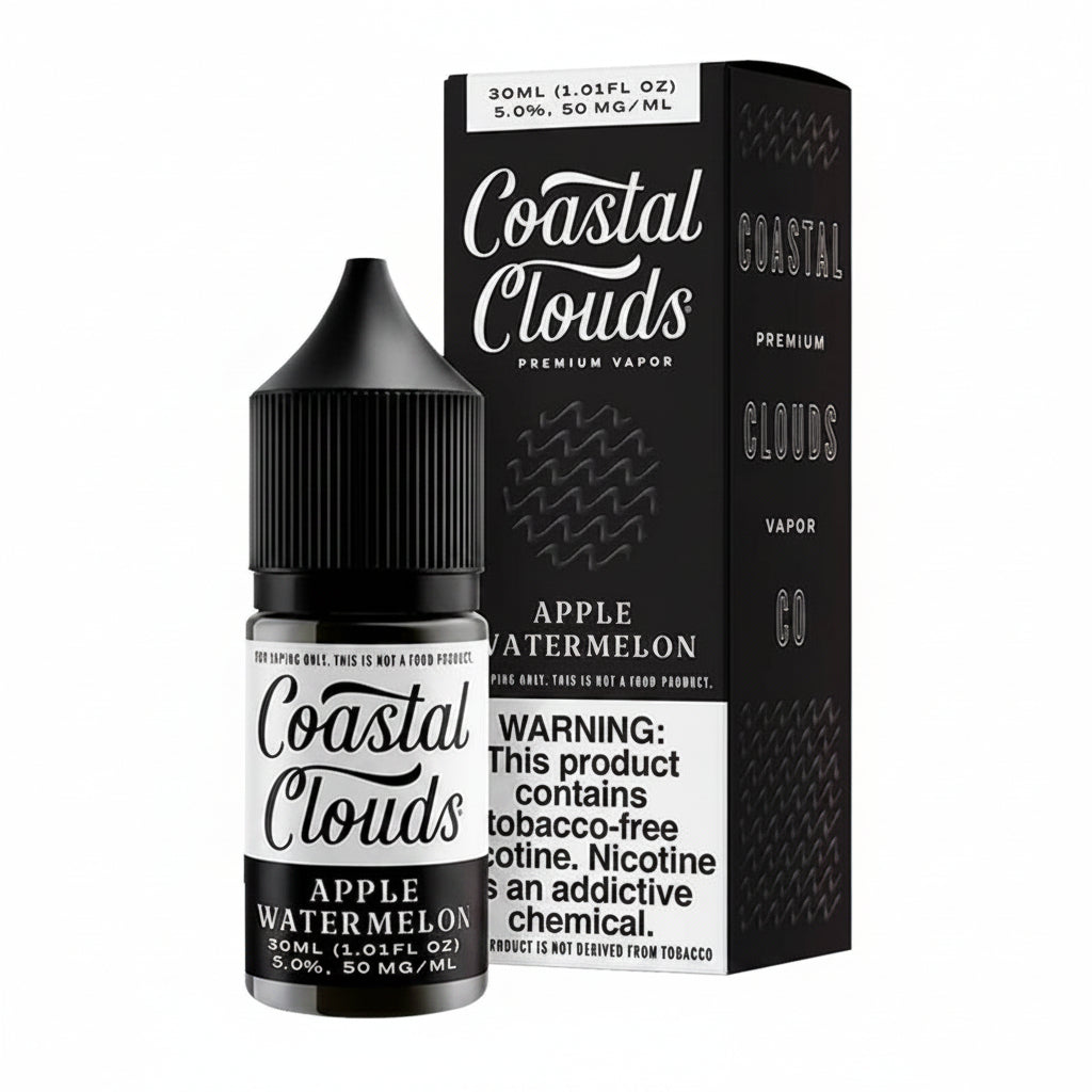 Apple Watermelon TFN Coastal Clouds Nic Salt E-Liquad 30ml