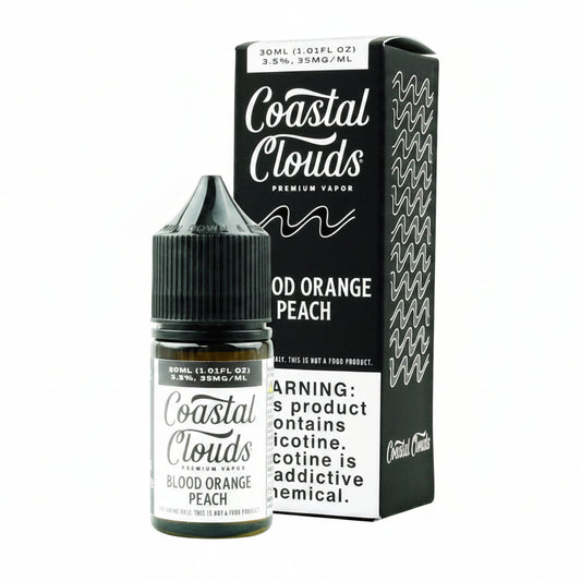 Blood Orange Peach Coastal Clouds Nic Salt E-Liquad 30ml