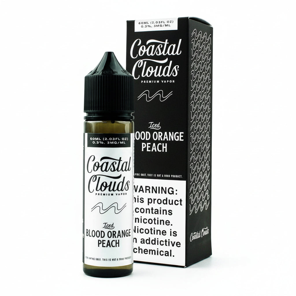 Blood Orange Peach Ice Coastal Clouds eJuice 60ml