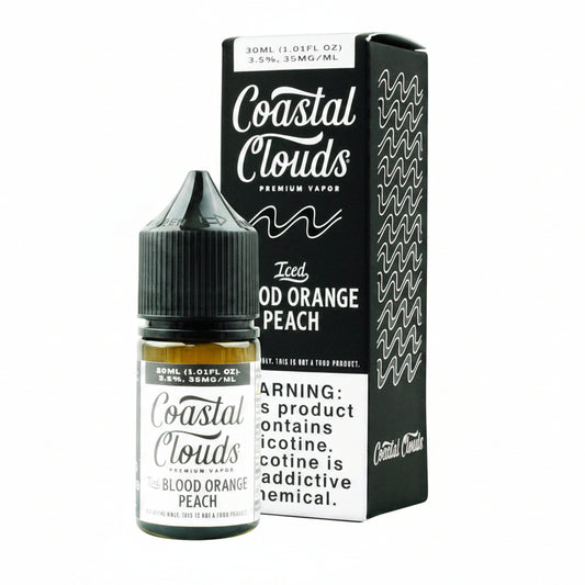 Blood Orange Peach Iced Coastal Clouds Nic Salt E-Liquad 30ml