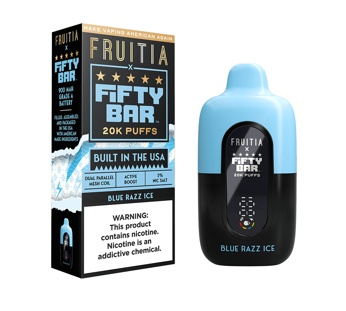 fifty bar vape blueberry pound cake Fruitia x Fifty Bar 20k Vape