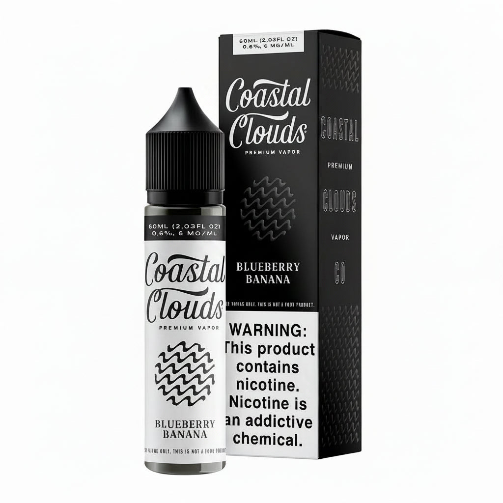 Blueberry Banana Coastal Clouds eJuice 60ml