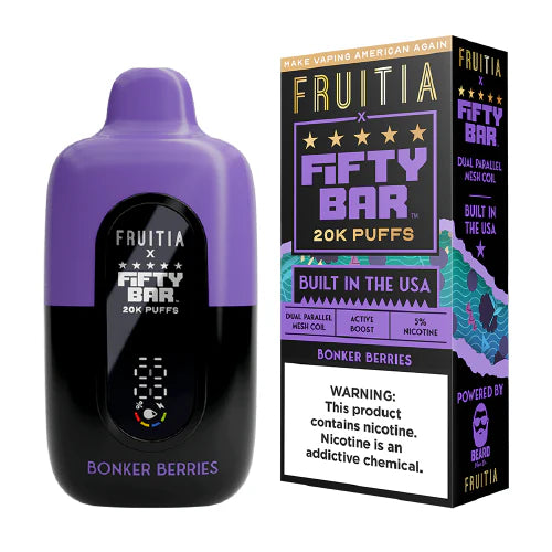 Fruitia Fifty Bar 20k Puffs Disposable Vape