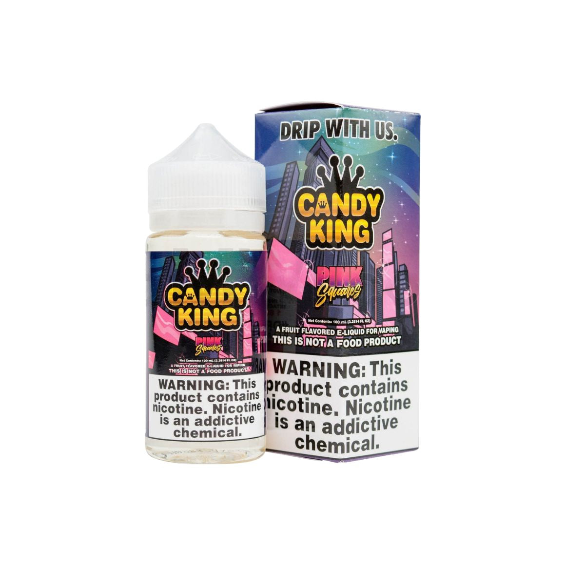 Pink Squares Candy King E-Liquid 100ml