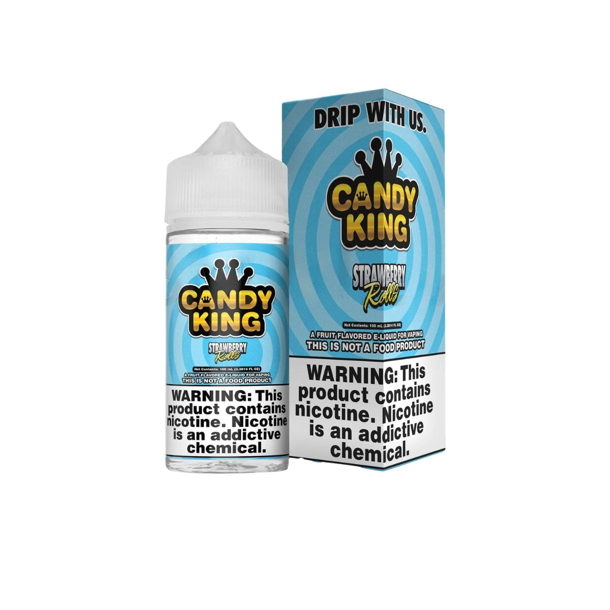 Strawberry Rolls Candy King E-Liquid 100ml