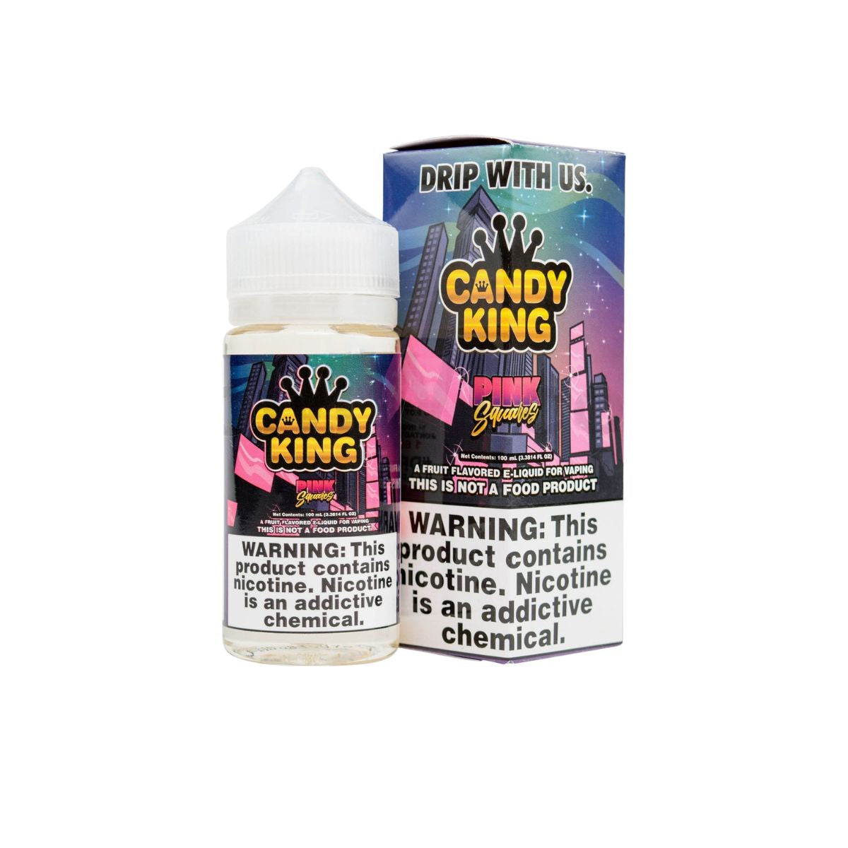 Pink Squares Candy King E-Liquid 100ml