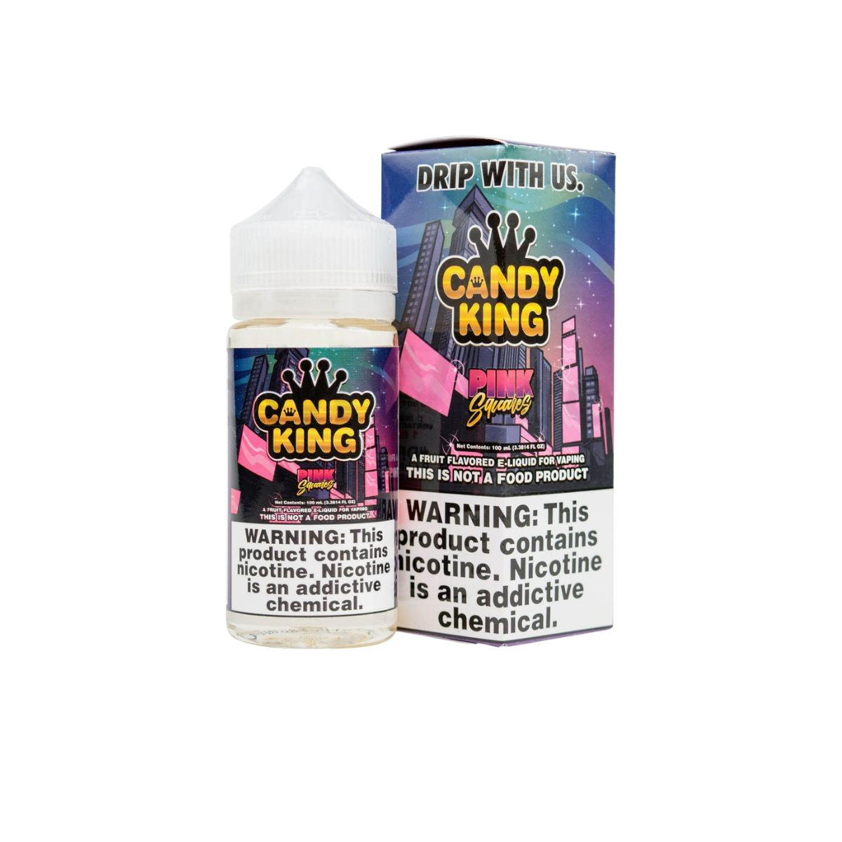 Pink Squares Candy King E-Liquid 100ml