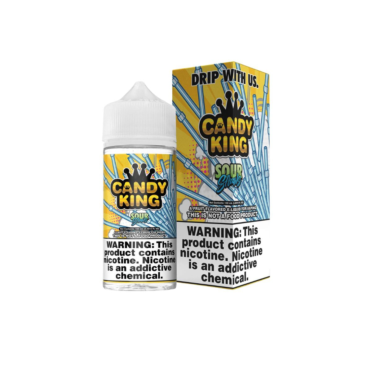 Sour Straws Candy King E-Liquid 100ml