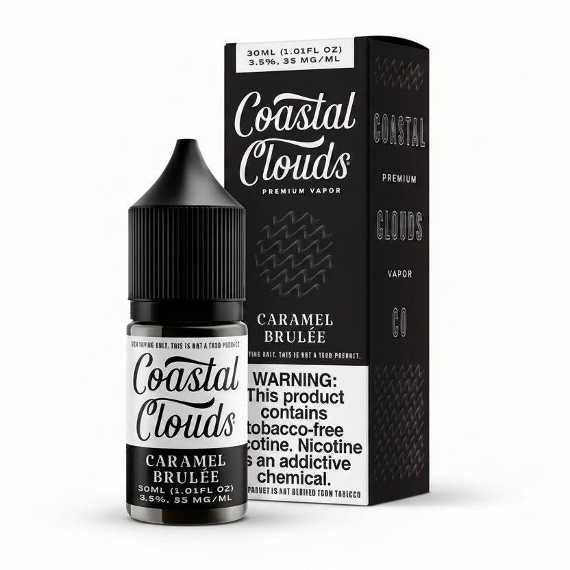Caramel Brulee TFN Coastal Clouds Nic Salt  E-Liquad 30ml