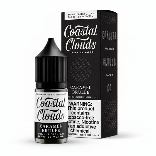 Caramel Brulee TFN Coastal Clouds Nic Salt  E-Liquad 30ml
