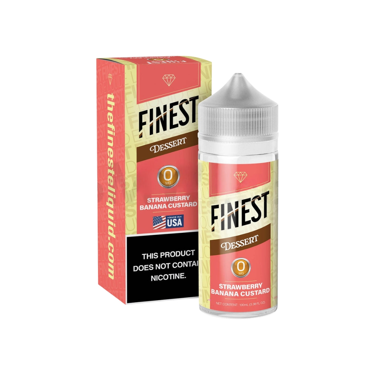 Strawberry Banana Custard Finest E-liquid 100ml