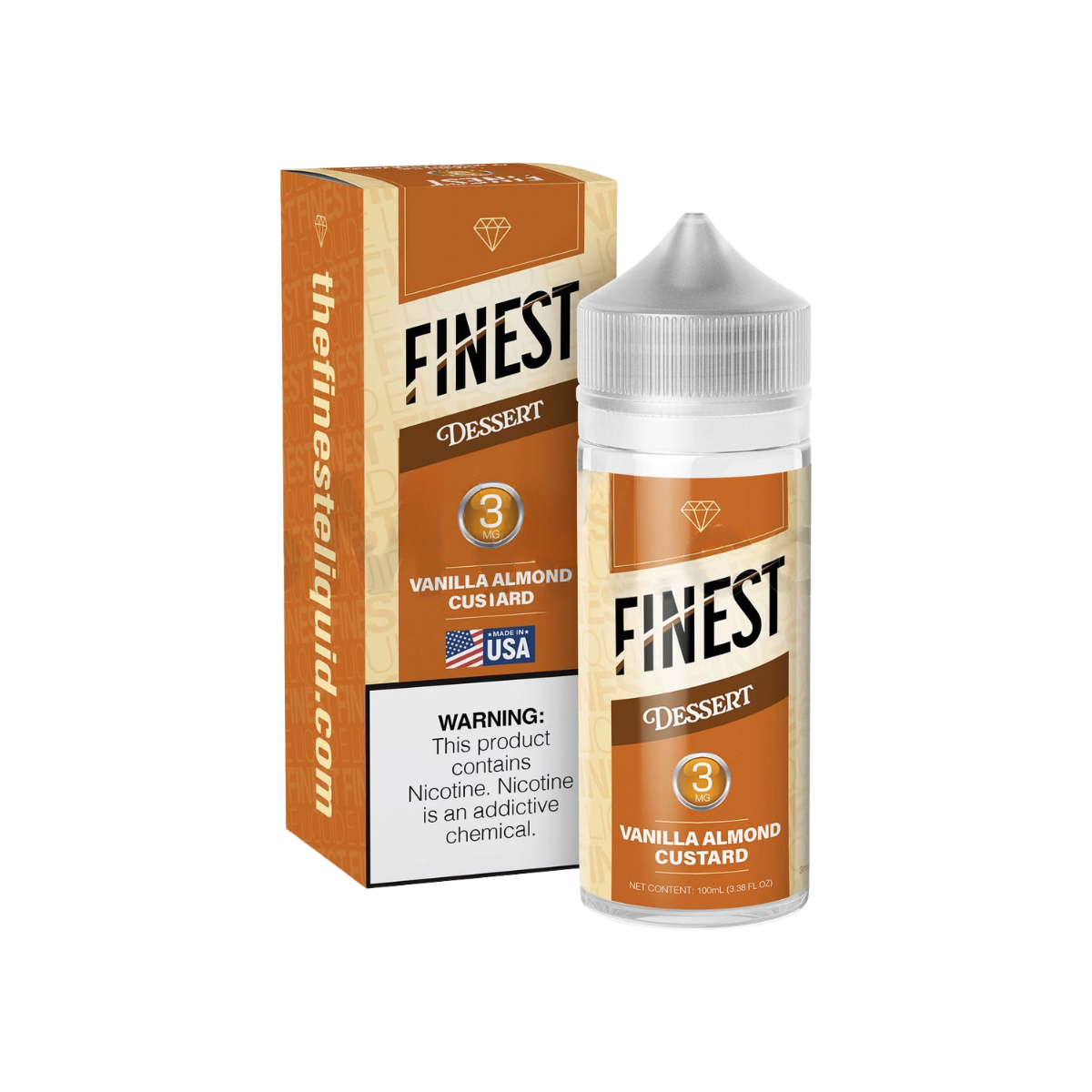 Vanilla Almond Custard Finest E-liquid 100ml
