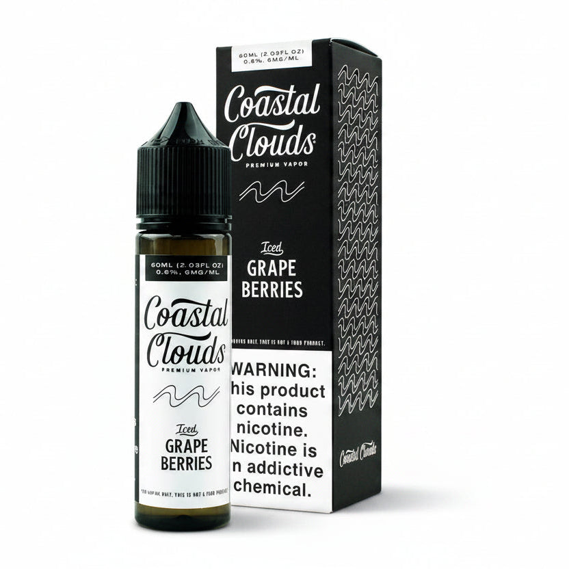 Grape Berries Ice Coastal Clouds eJuice 60ml