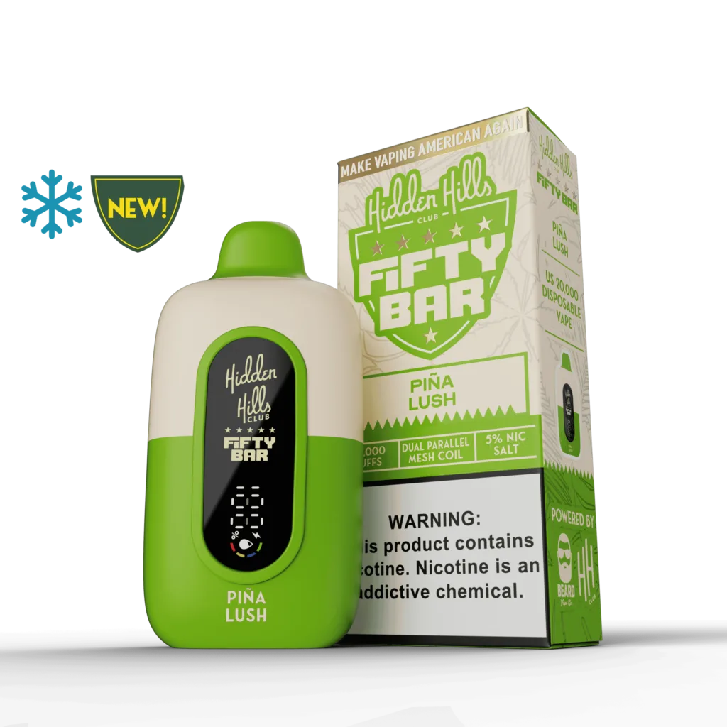Hidden Hills Club Vape Fifty Bar Hidden Hills x Fifty Bar 20K Vape Hidden  Hills Club