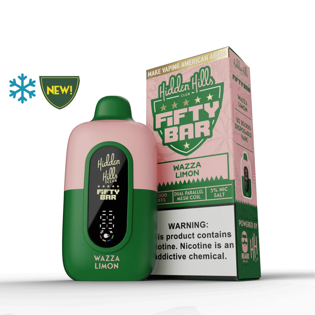 fifty bar vape yeti mint Hidden Hills x Fifty Bar 20K Vape