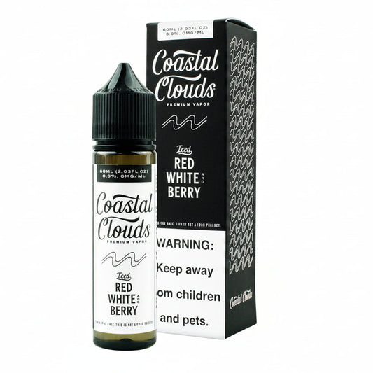 Iced Red White And Berry Coastal Clouds eJuice 60ml